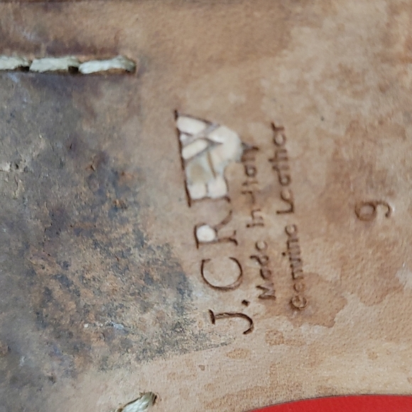 J. Crew Red and Tan Flats with Tassels - Picture 7 of 11